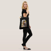 Niedliche BOHO Grad mit Golden Arch Foto und Jahr Tasche (Am Model)