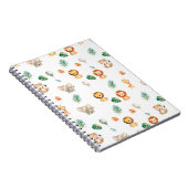 Niedliche Boho Jungle-Tiere Notizblock (Rechte Seite)
