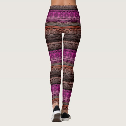 Niedliche Boho Leggings (Rückseite)