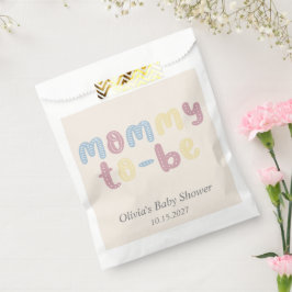 Niedliche Boho Mommy als Babydusche Geschenktütchen
