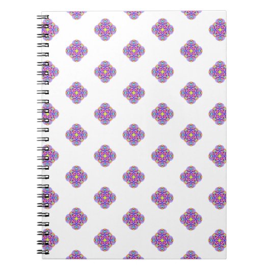 Niedliche Boho-Notebooks mit farbigen Mustern Notizblock (Vorderseite)