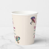 Niedliche Boho Pilze Baby Dusche Papiertasse Pappbecher (Rechts)