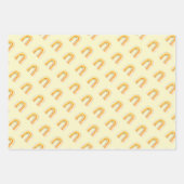 Niedliche Boho Regenbogen zeichnend Wrapping Paper Geschenkpapier Set (Vorderseite 2)