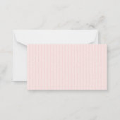 Niedliche Boho Regenbogenbücher für Baby Shower Co Mitteilungskarte (Rückseite)