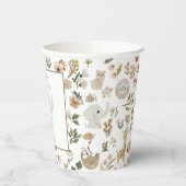 Niedliche Boho Safari Anamials Baby Showpaper Cups Pappbecher (Links)