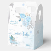 Niedliche Boho Teddy Bear Snowflake Winter Baby Du Geschenkschachtel (Geöffnet)