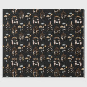 Niedliche Boho Toy Muster Illustration Kinder Geschenkpapier (Flach)