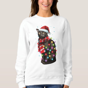 Niedliche Bombay Cat Funny Christmas Weihnachtsges Sweatshirt