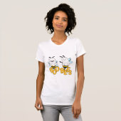 Niedliche Boo Bees Funny Halloween T-Shirt (Vorne ganz)