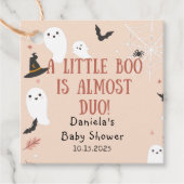 Niedliche Boo Halloween Kinderdusche Geschenkanhänger (Vorderseite)