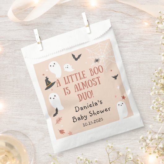 Niedliche Boo Halloween Kinderdusche Geschenktütchen (Ausgeschnitten)