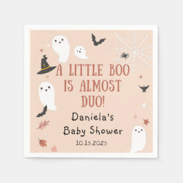 Niedliche Boo Halloween Kinderdusche Serviette