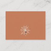 Niedliche Boo Halloween-Windelrudel Begleitkarte (Rückseite)