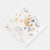 Niedliche Boo Moon Stars Kinderdusche Serviette (Ecke)