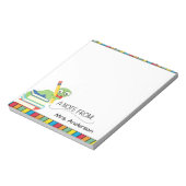 Niedliche Bookworm - Eine Anmerkung aus dem Lehrer Notizblock (Rotiert)