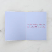 Niedliche Border Collie Mix Hund Sketch Kunst, Dic Karte (Innenseite)