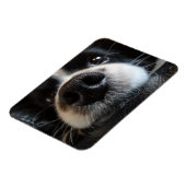 Niedliche Border Collie Nose Schließen Magnet (Linke Seite)