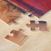 Niedliche Border Collie Puppy Oil-Malerei Puzzle (Seite)