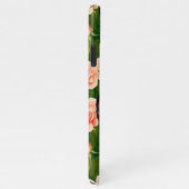 Niedliche Boston Terriers Verzauberter Rosengarten iPhone Hülle (Rechte Seite)