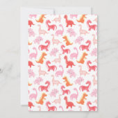 Niedliche botanische Kinderdusche Einladung (Rückseite)