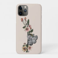 Niedliche botanische Koala Beary Watercolor Illust