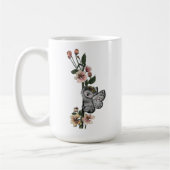 Niedliche botanische Koala Beary Watercolor Illust Kaffeetasse (Links)