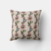 Niedliche botanische Koala Beary Watercolor Illust Kissen (Rückseite)