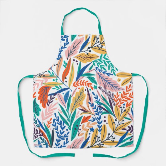 Niedliche botanische Leaf-Spring-Schürze Schürze (Vorderseite)