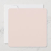 Niedliche botanische Moderne Minimalistische Hausw Einladung (Rückseite)