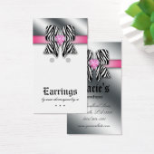 Niedliche Bow-Herz-Schmuck-Verleihkarten verdienen (Schreibtisch)