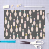 Niedliche Bowling-Buttone - Tissue Paper Seidenpapier (Handwerk)