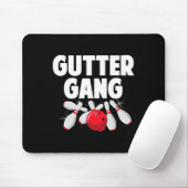 Niedliche Bowling-Gestaltung für Männer Frauen Kin Mousepad (Mit Mouse)