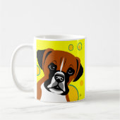 Niedliche Boxer Hund-Tasse Kaffeetasse (Links)