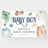 Niedliche Boy Kleidung Kinderwagen Kinderdusche