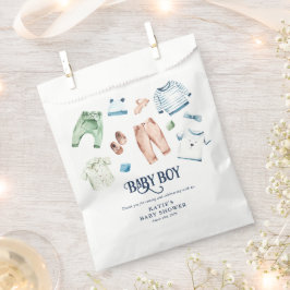 Niedliche Boy Kleidung Kinderwagen Kinderdusche Geschenktütchen
