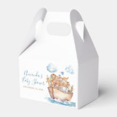 Niedliche Boy Noah's Ark Baby-Dusche Geschenkschachtel (Vorderseite)