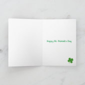 Niedliche Boy St Patrick's Day Card Karte (Innenseite)