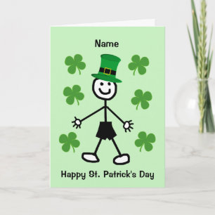 Niedliche Boy St Patrick's Day Card Karte