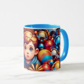 NIEDLICHE BOY und Baubles ~ Tasse (VorderseiteRechts)