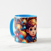 NIEDLICHE BOY und Baubles ~ Tasse (Vorderseite Links)