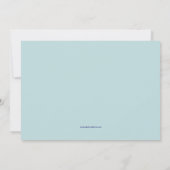 Niedliche Boys Dinosaur Geburtstagsparty Einladung (Rückseite)