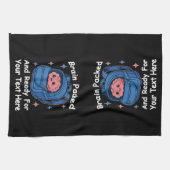 Niedliche "Brain Ready"-Version von Back-to-School Geschirrtuch (Horizontal)