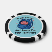 Niedliche "Brain Ready"-Version von Back-to-School Pokerchips (Einzeln)