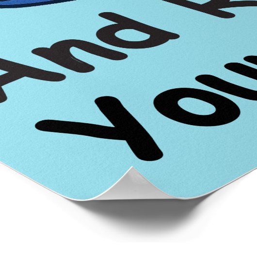 Niedliche "Brain Ready"-Version von Back-to-School Poster (Ecke)