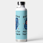 Niedliche "Brain Ready"-Version von Back-to-School Trinkflasche (Rechts)