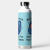 Niedliche "Brain Ready"-Version von Back-to-School Trinkflasche (links)