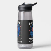 Niedliche "Brain Ready"-Version von Back-to-School Trinkflasche (Links)