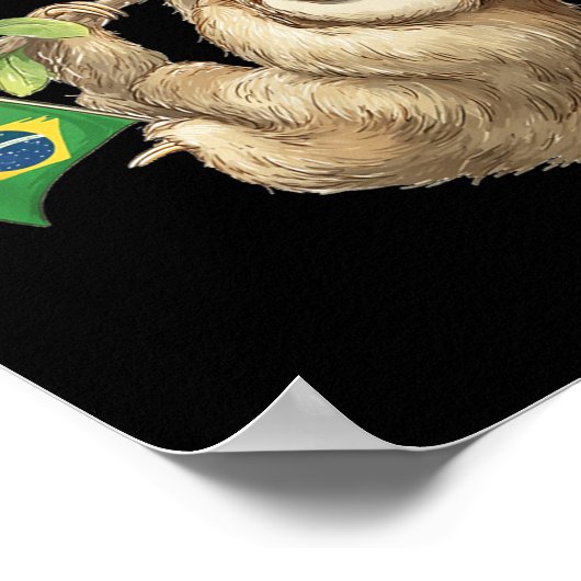 Niedliche brasilianische Kleidung für Erwachsene u Poster (Ecke)