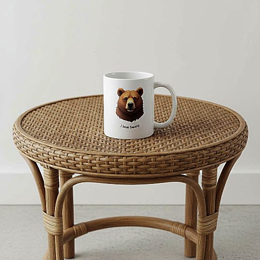 Niedliche Braunbär-Kaffeetasse Kaffeetasse