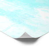 Niedliche braune Fahne, meditierend auf einer Wolk Poster (Ecke)